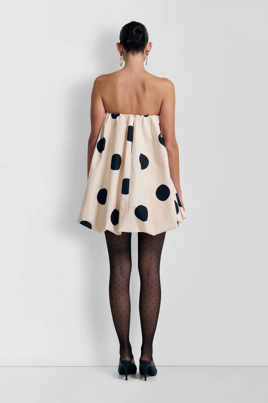 The Wolf Gang Gaia Bubble Dress - Creme Sport