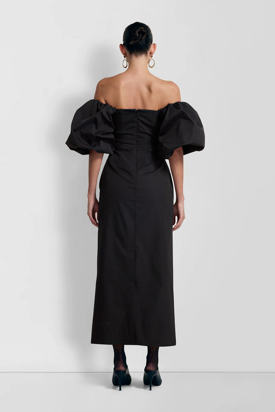 The Wolf Gang Amir Midi Dress - Noir