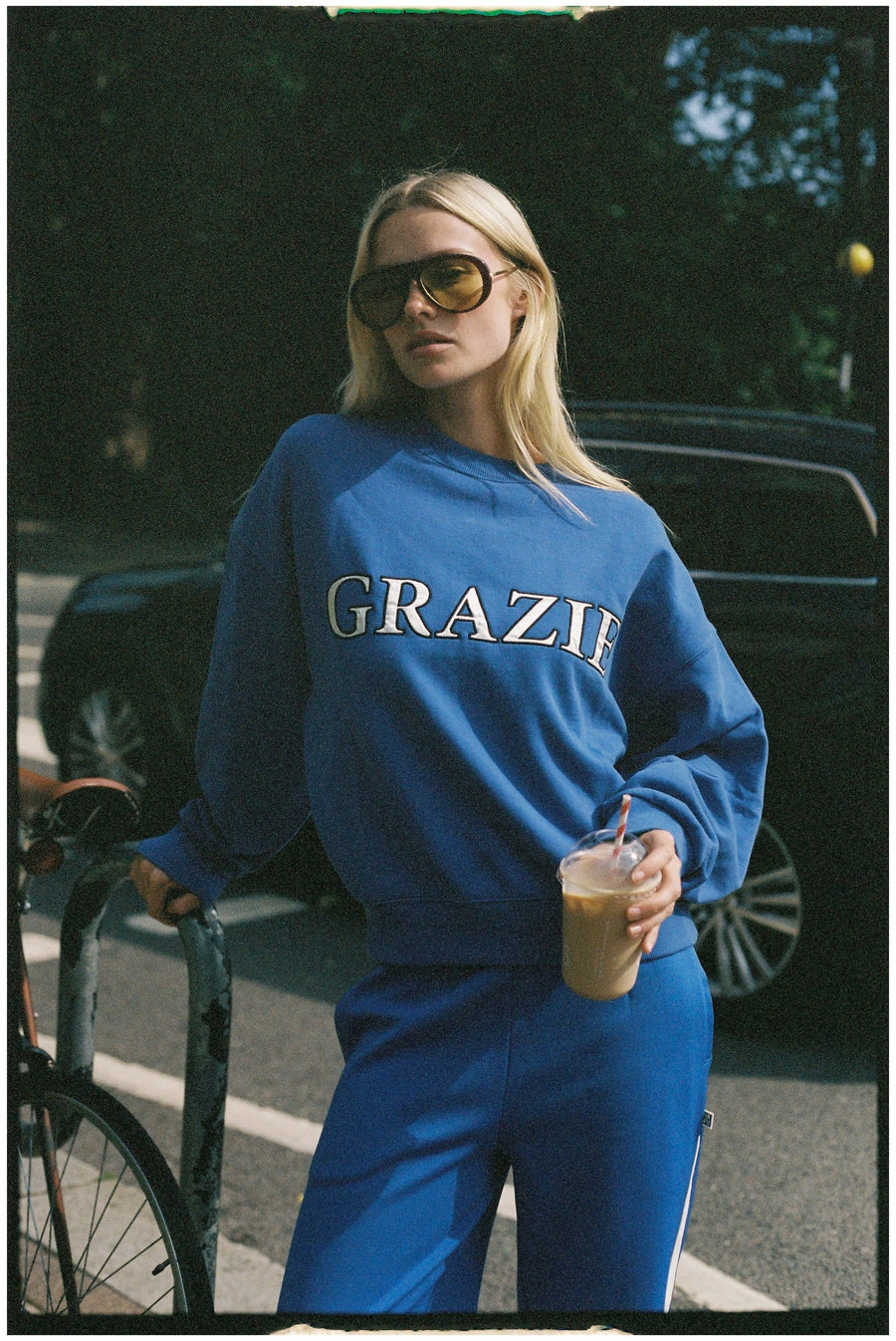 Araminta James Grazie Sweatshirt - Ultramarine