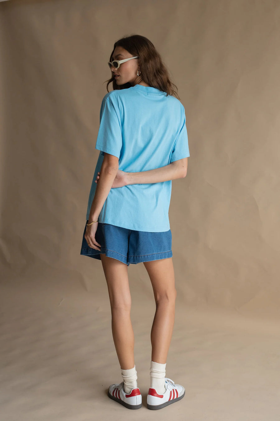 Araminta James Je T'aime Tee - Ice Blue