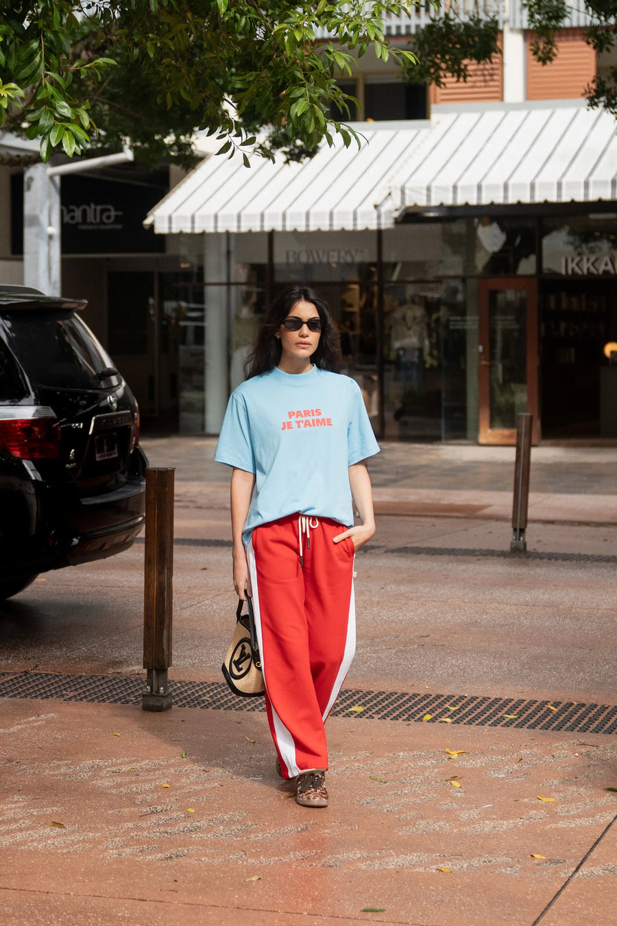 Araminta James Je T'aime Tee - Ice Blue