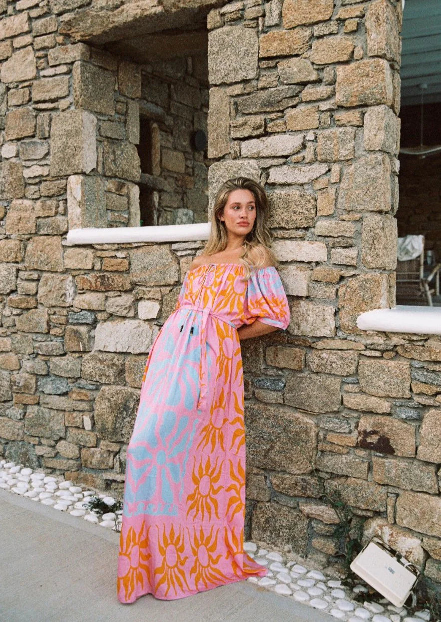 Kinga Csilla Franciele Maxi Dress - Multi FINAL SALE