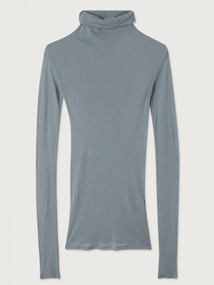 American Vintage Massachusetts Long Sleeve Turtleneck - Vintage Storm