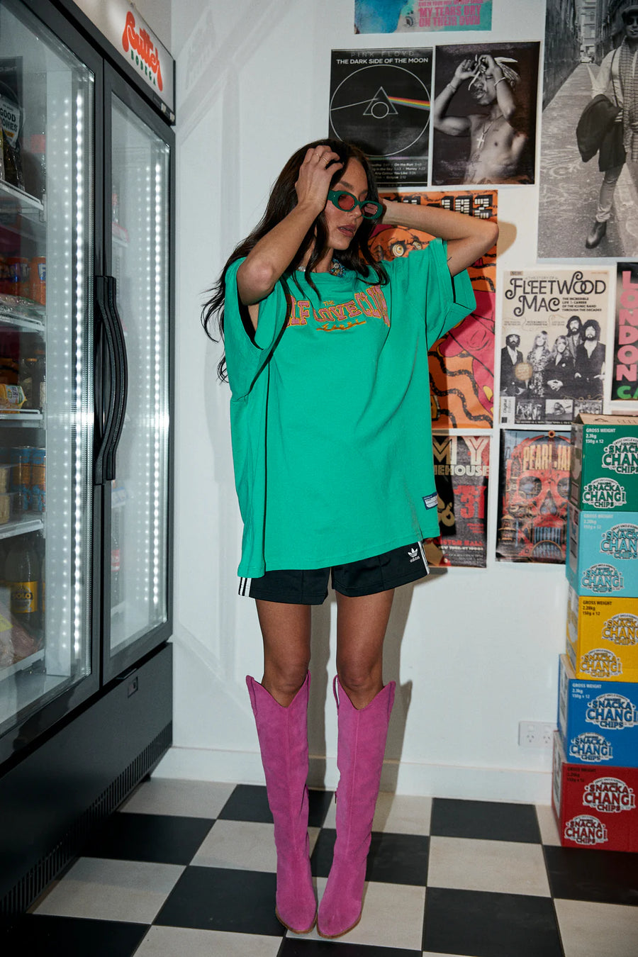 Sabbi The Very Oversized Self Love Club Tee - Green