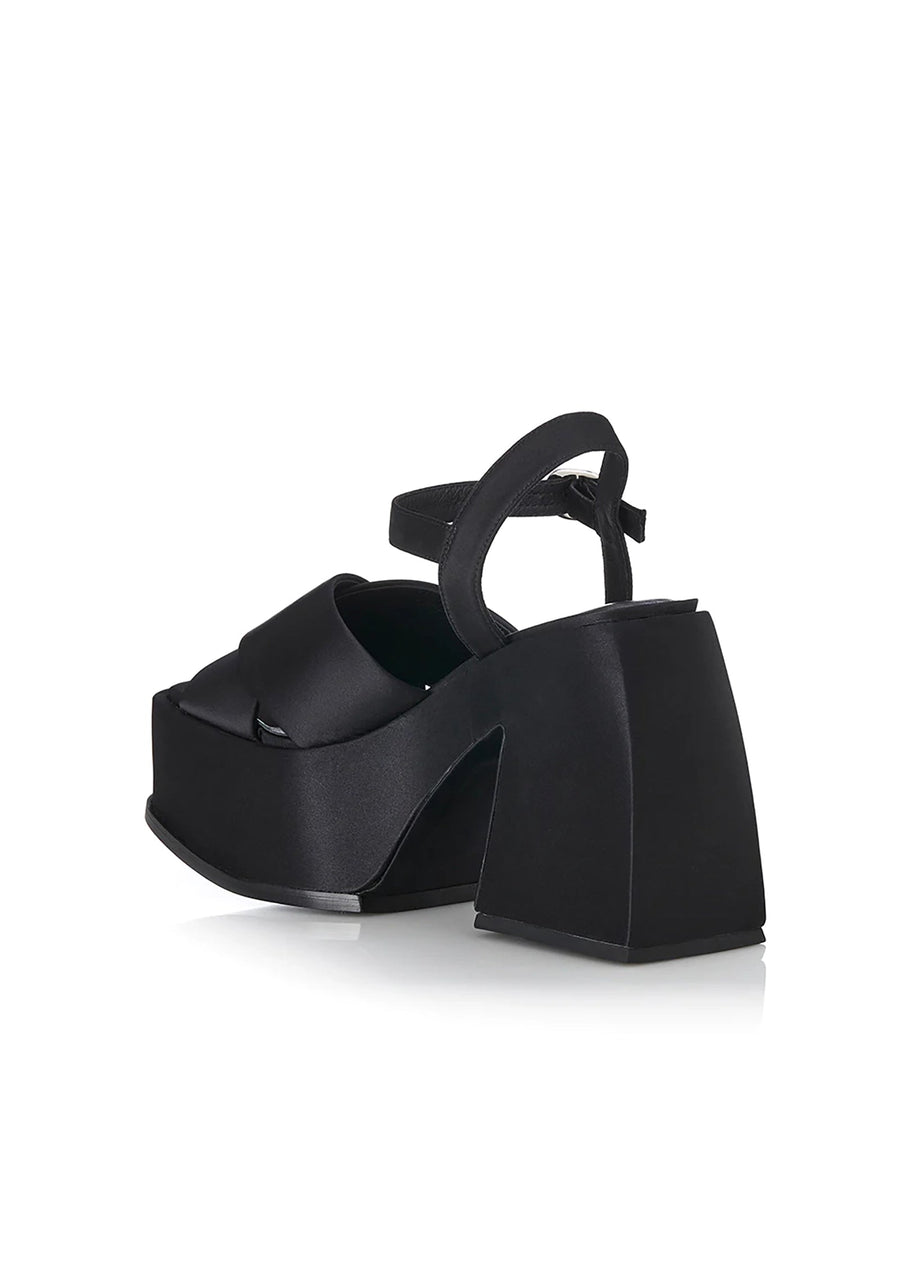 Alias Mae Lyla Sandal - Black Satin