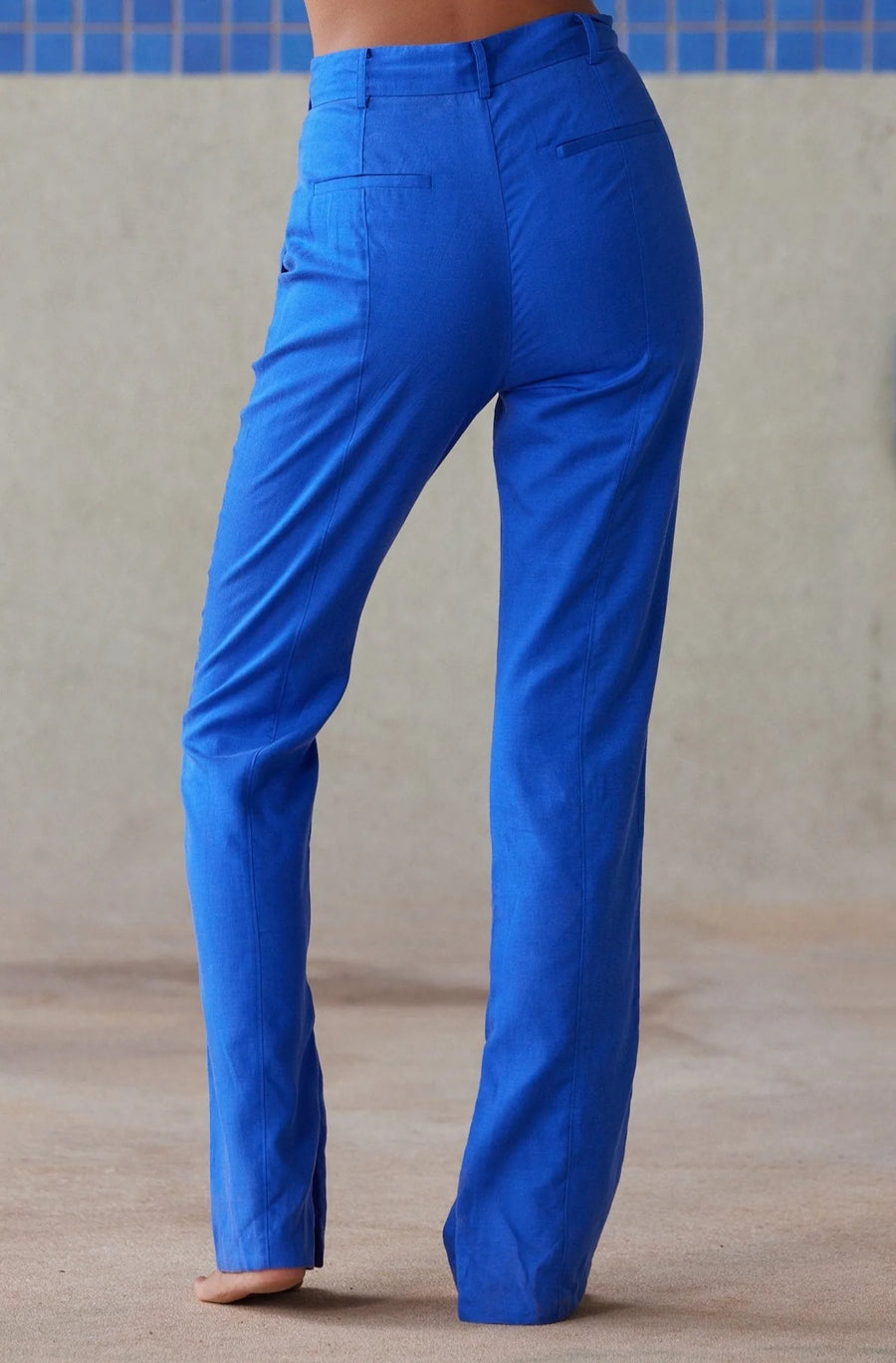 Pippa The Label Piper Slim Leg Pant - Blue SALE