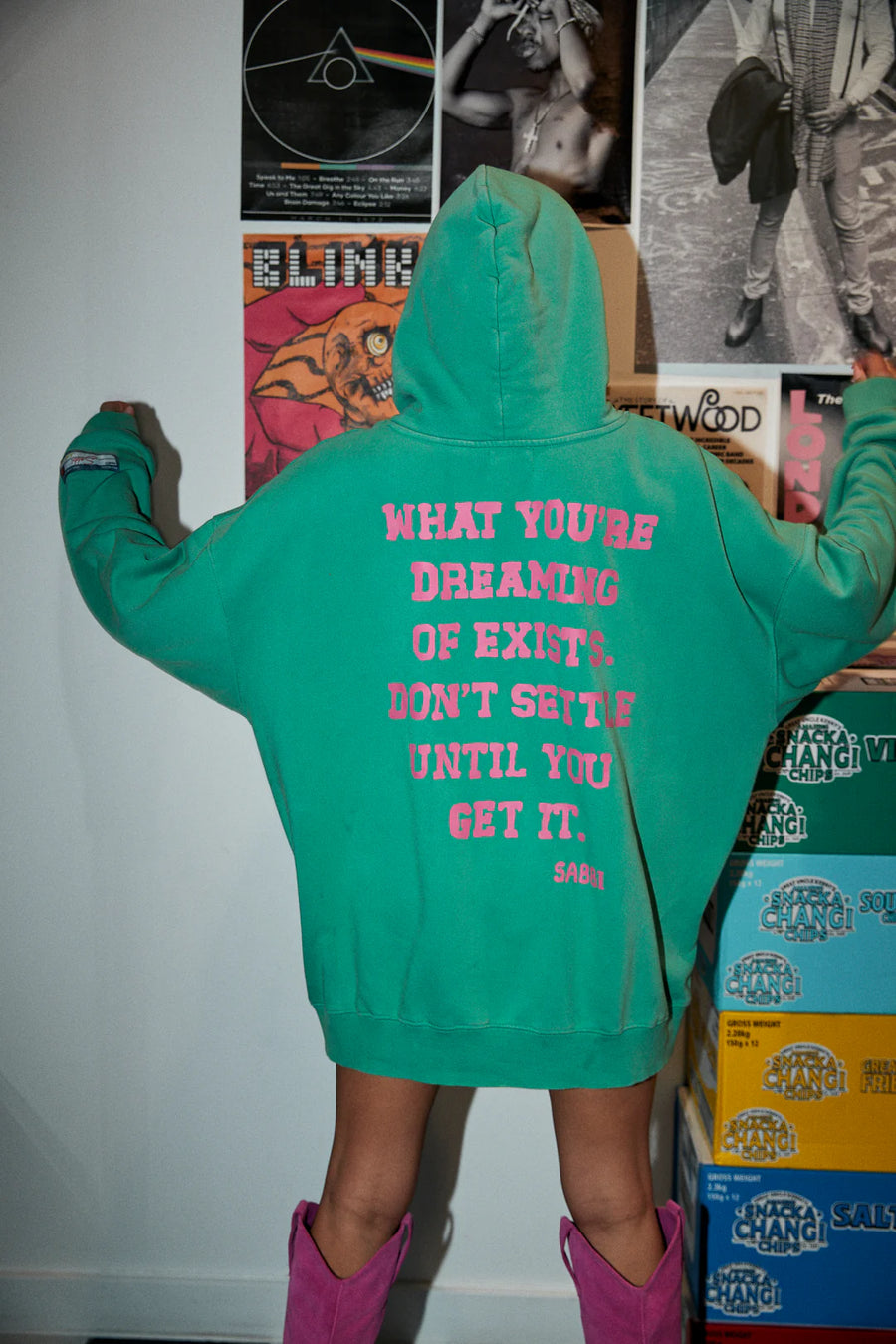 Sabbi Self Love Club Hoodie - Green