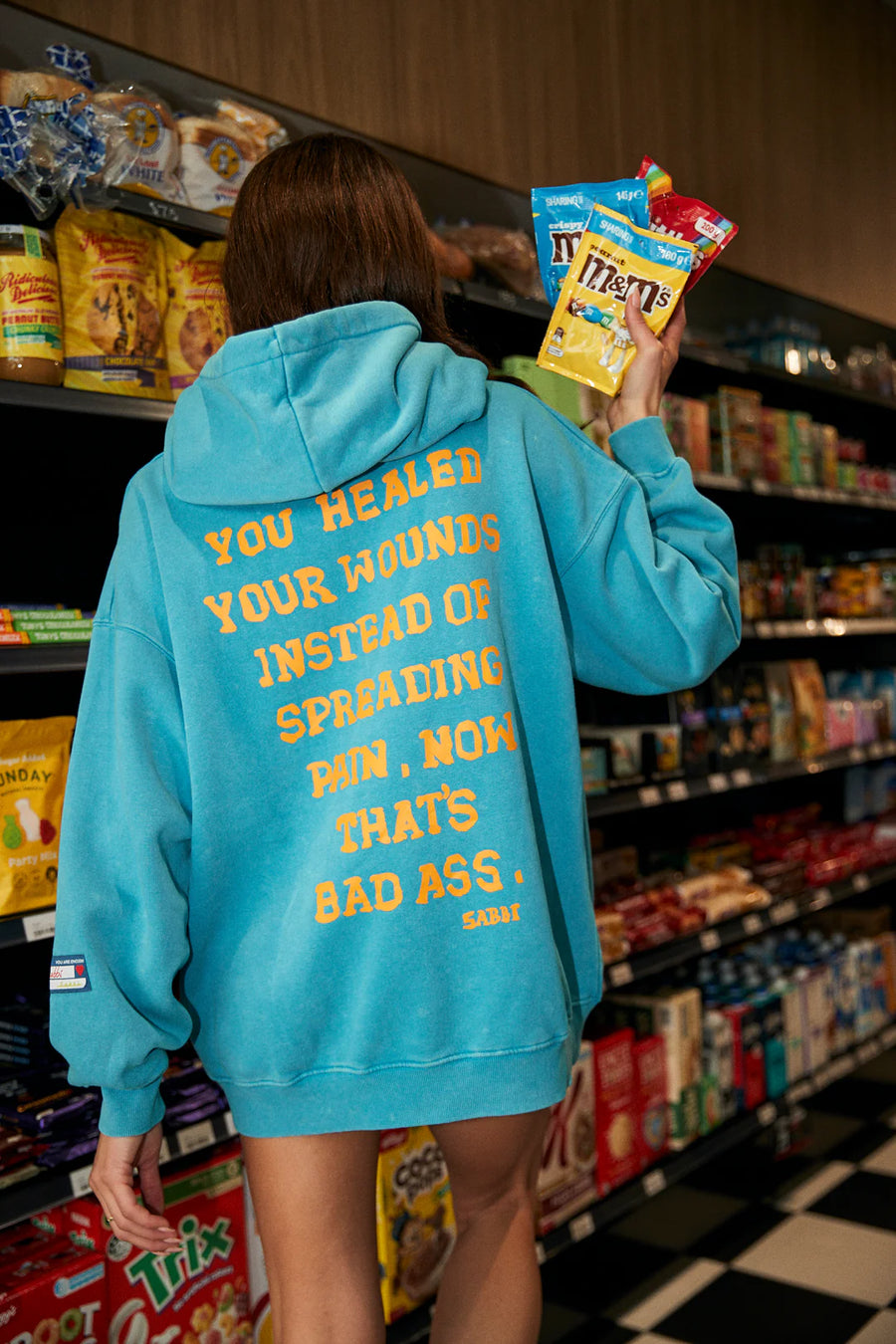 Sabbi Self Love Club Hoodie - Blue