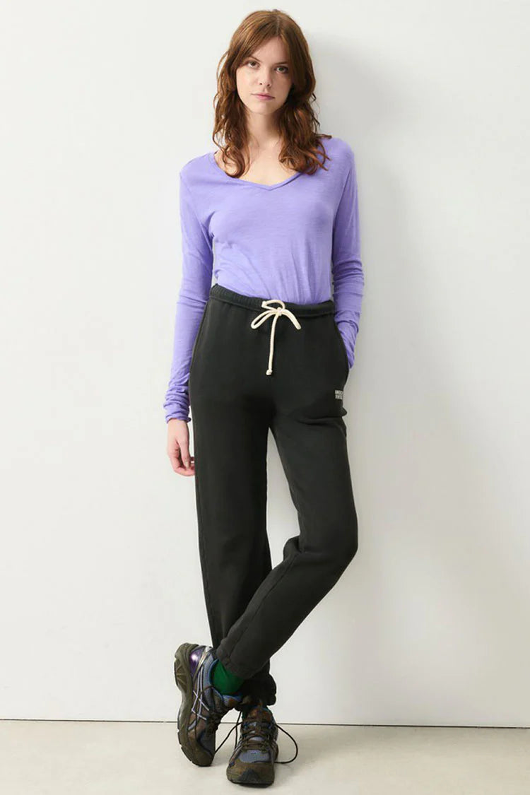 American Vintage Sonoma L/S V-neck - Vintage Lilac