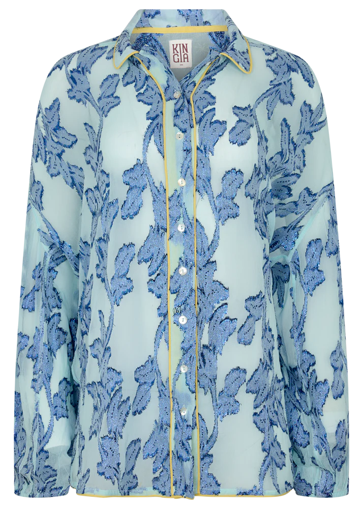 Kinga Csilla Verde Chalm Shirt - Blue