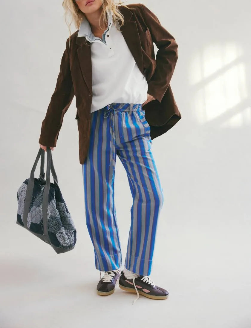 Free People Marielle Pull On Trouser - Sapphire Combo