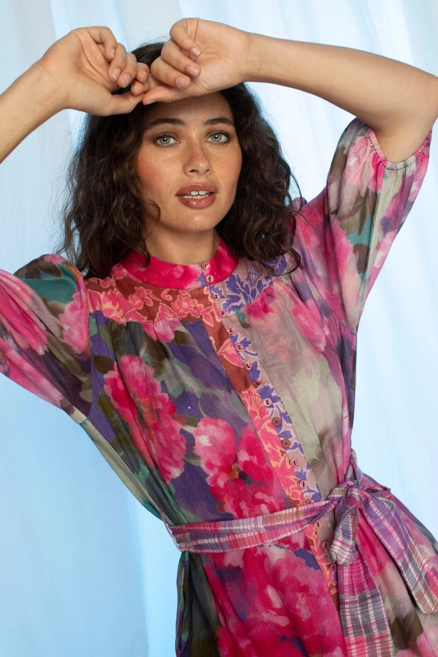 Kachel Cynthia Dress - Multi