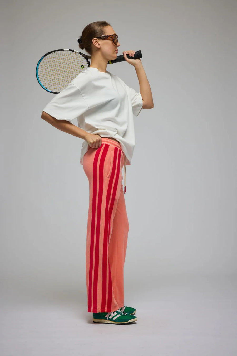 Araminta James Corfu Terry Pant Bougainvillea Pink