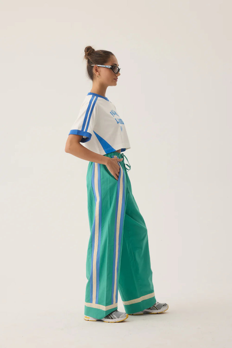 Araminta James Palma Cropped Tee - Snow