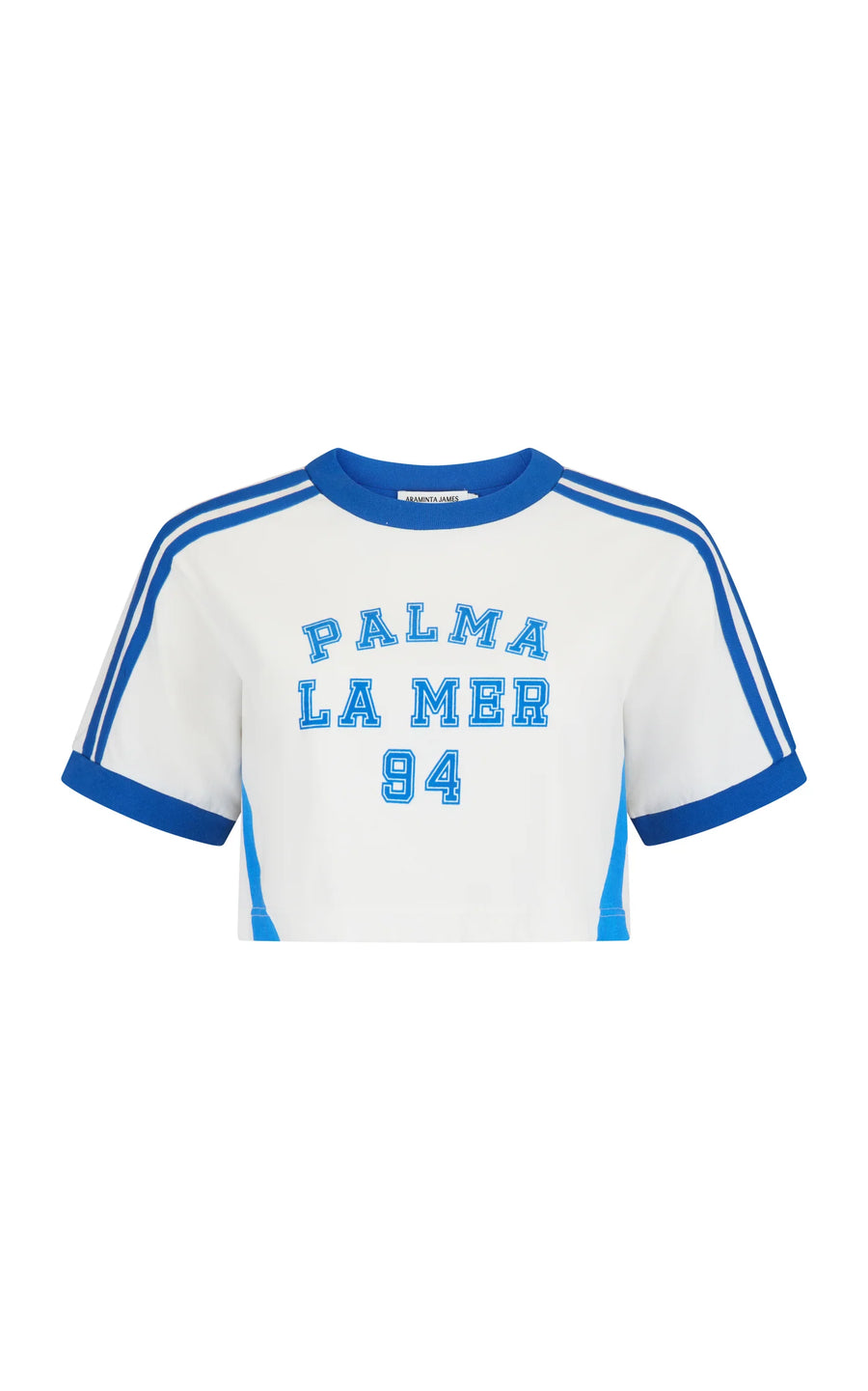 Araminta James Palma Cropped Tee - Snow