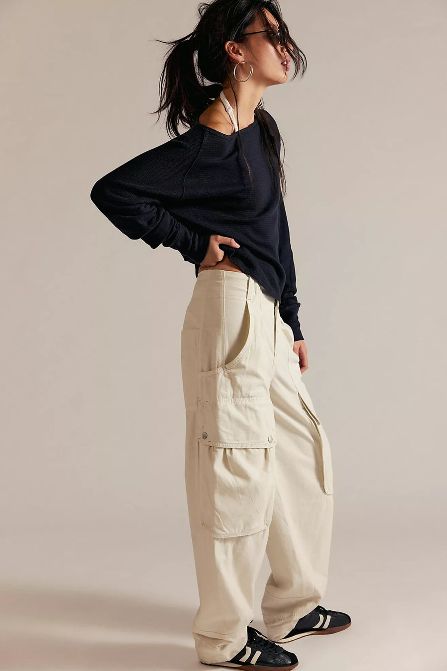 Free People Jess Long Sleeve - Black