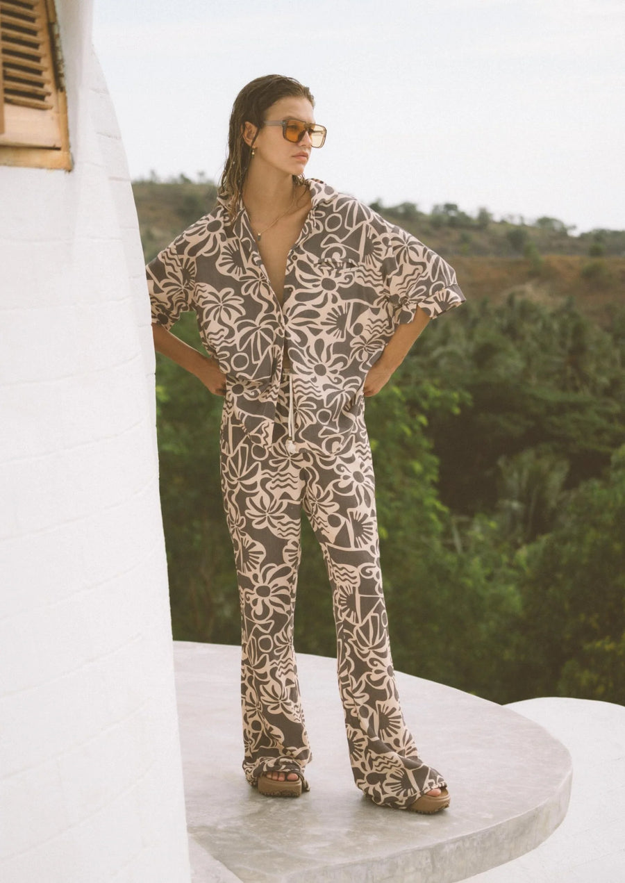 Kinga Csilla Palms Baja Shirt FINAL SALE