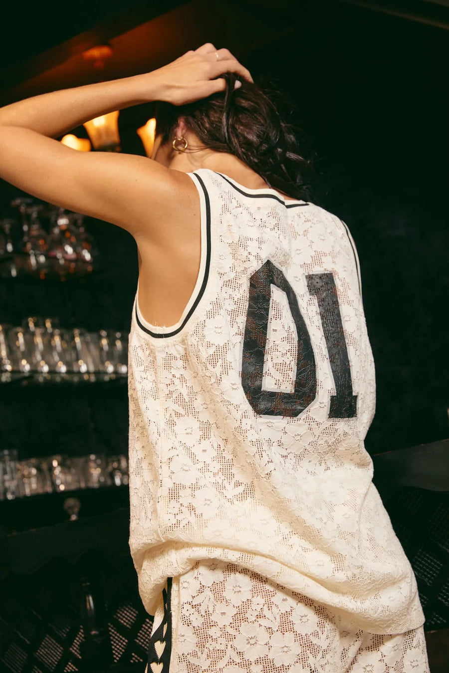 Sabbi The Be Youtiful Lace Singlet - Cream