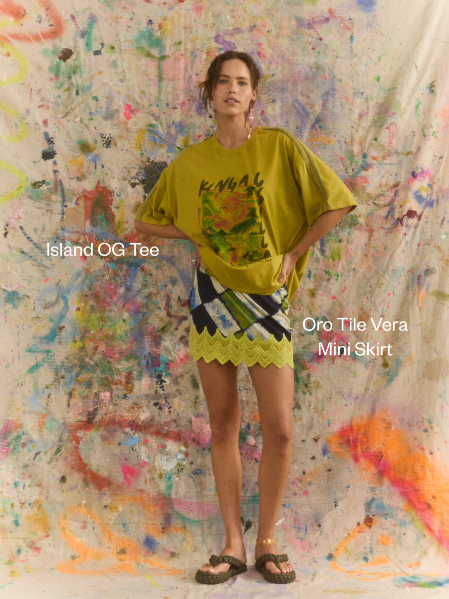 Kinga Csilla Oro Tile Vera Mini Skirt