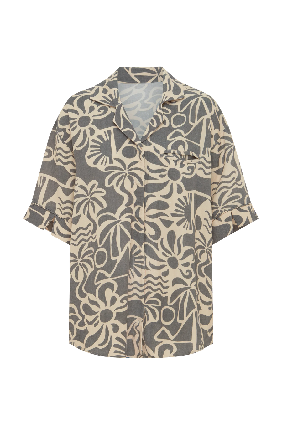 Kinga Csilla Palms Baja Shirt FINAL SALE