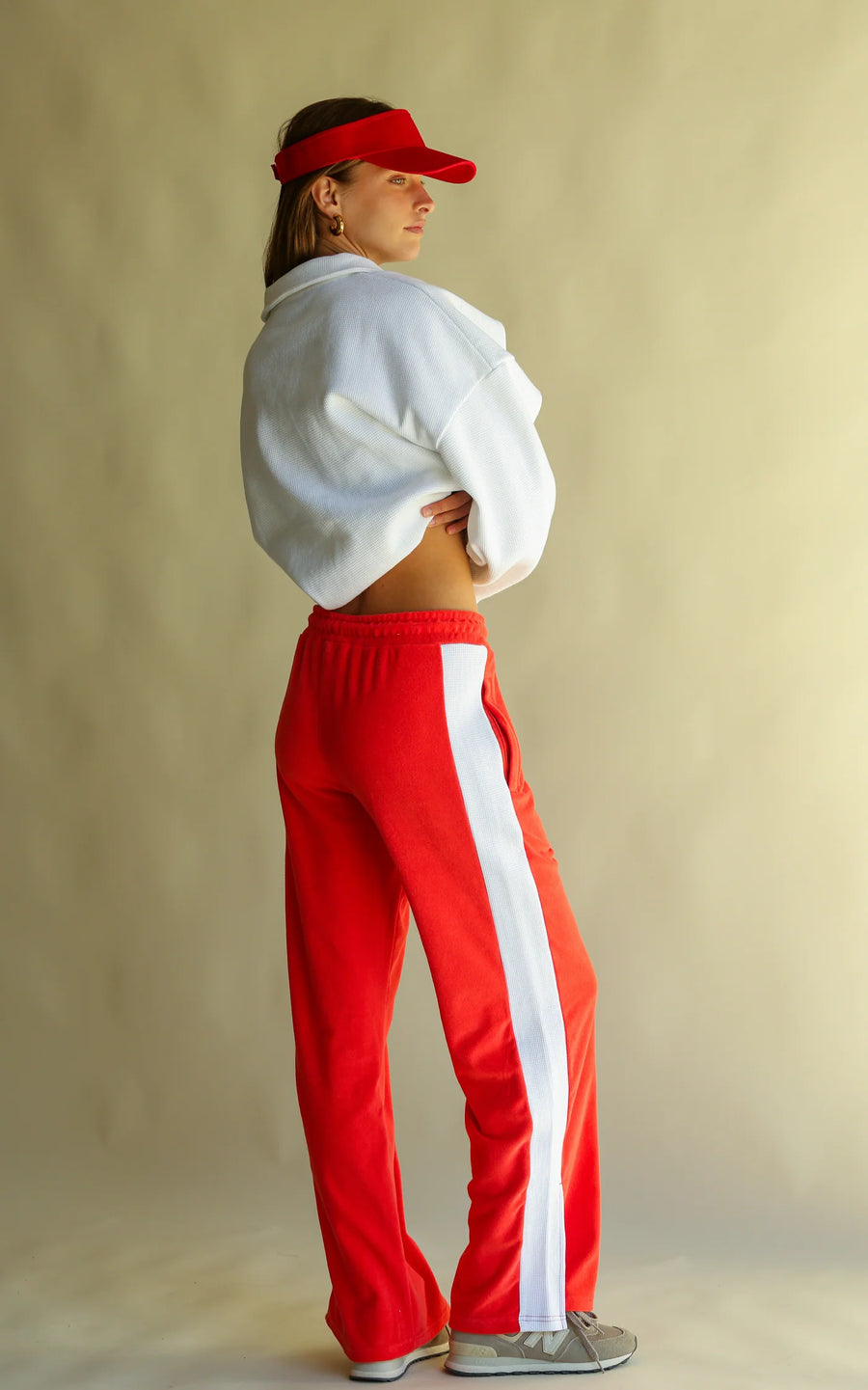 Araminta James Terry Trackside Pant - Coral