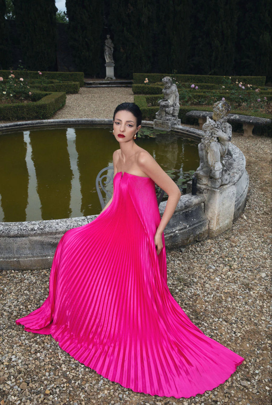 L'idee BlackTie Gown - Foxglove