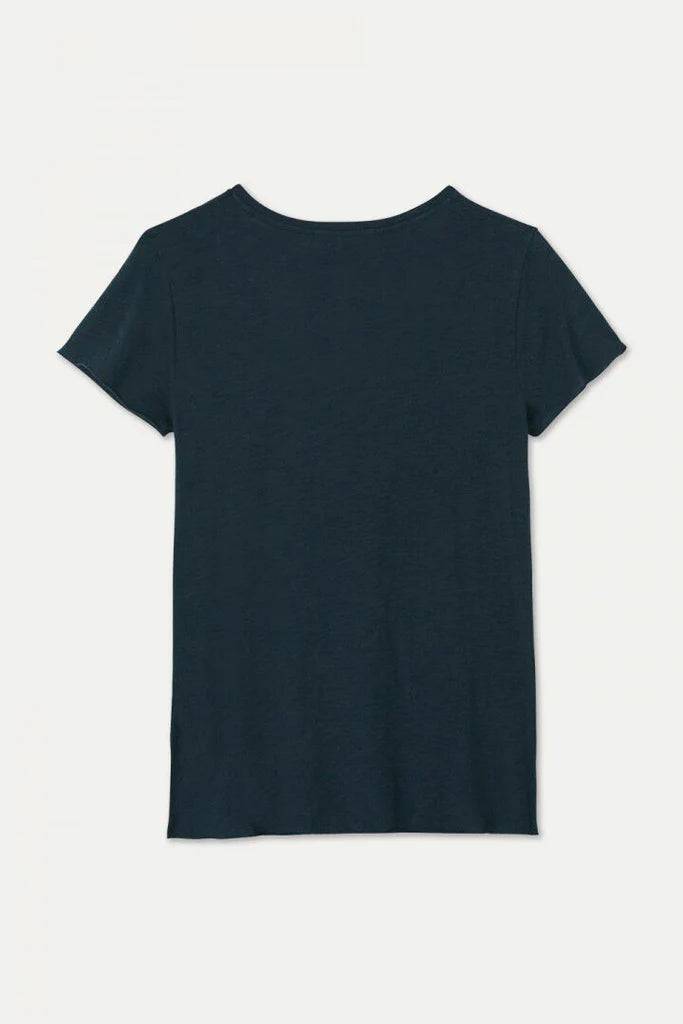 American Vintage Jacksonville V-Neck S/S Tee - Navy