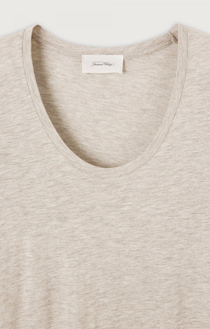 American Vintage Jacksonville S/S Tee - Cream Melange