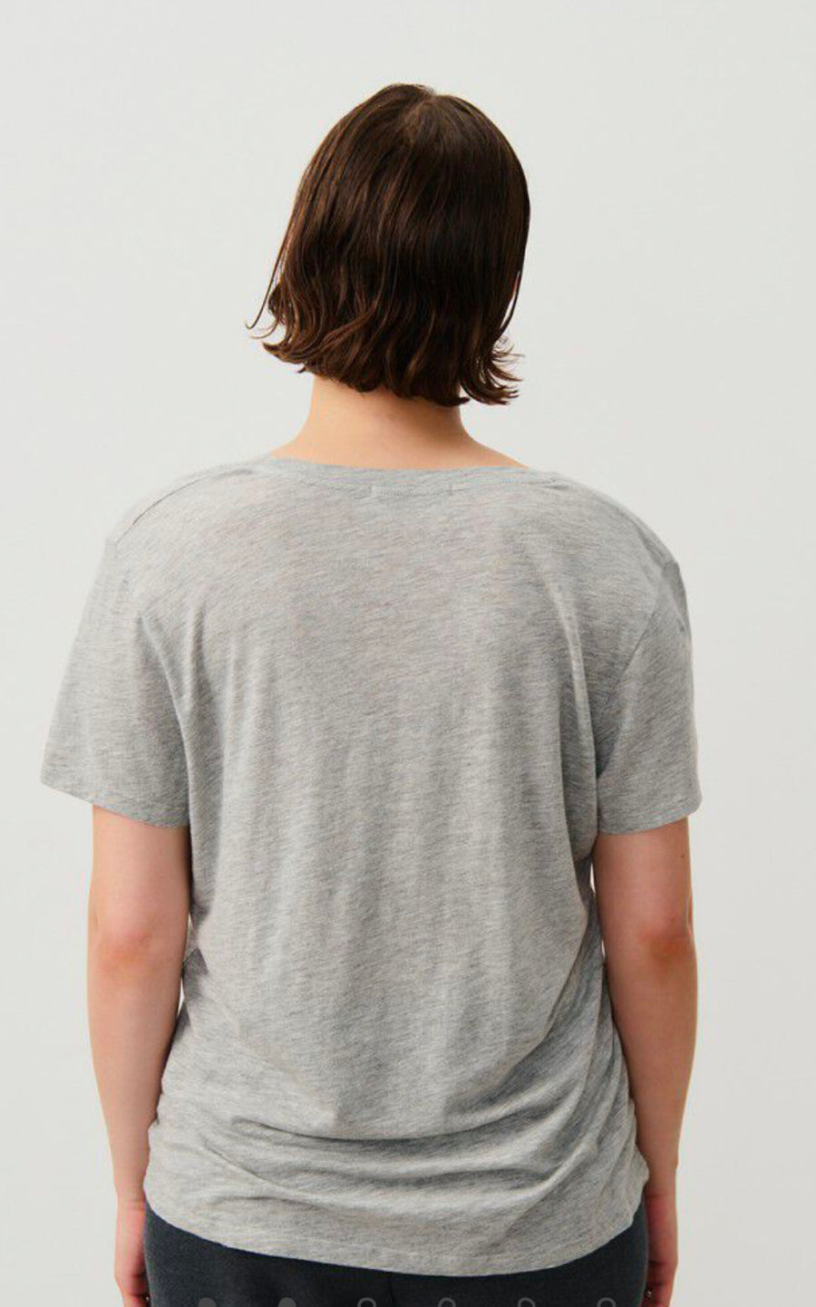 American Vintage Jacksonville S/S Tee - Heather Grey