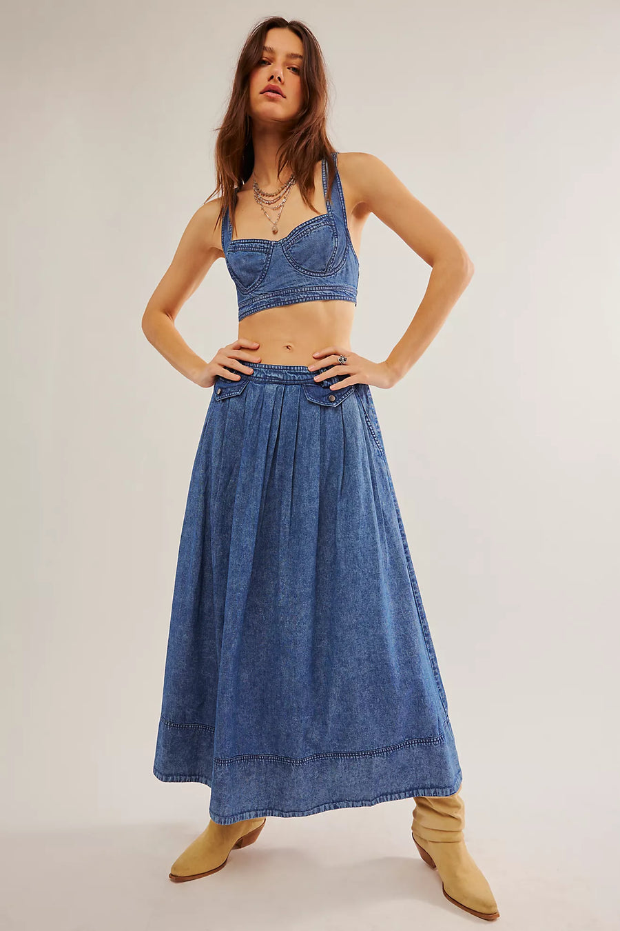 Free People Maddox Set - Blue Shadow