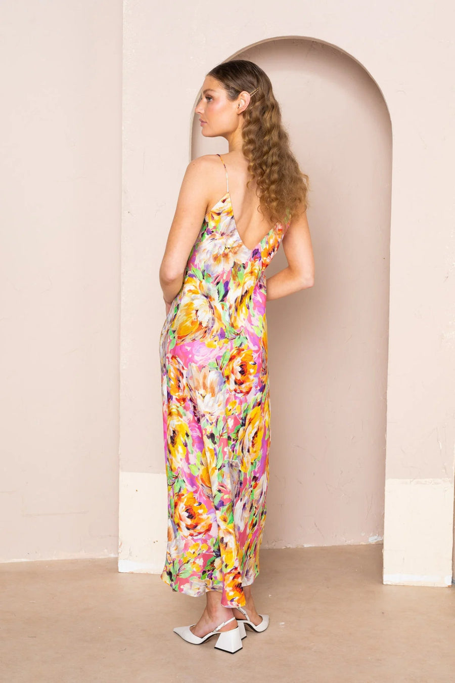 Kachel Rita Slip Dress - Glam