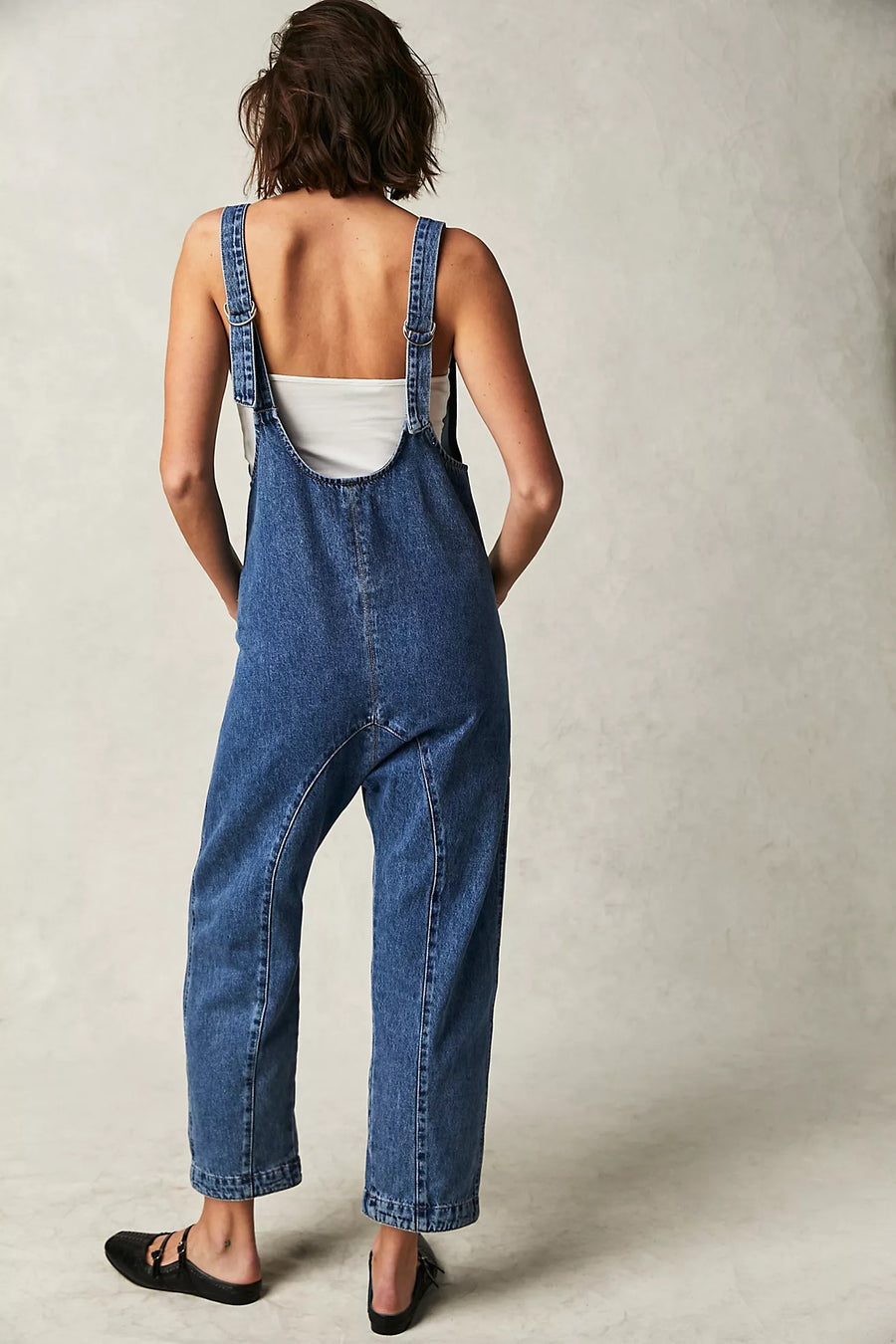 Free People High Roller Jumpsuit - Sapphire Blue