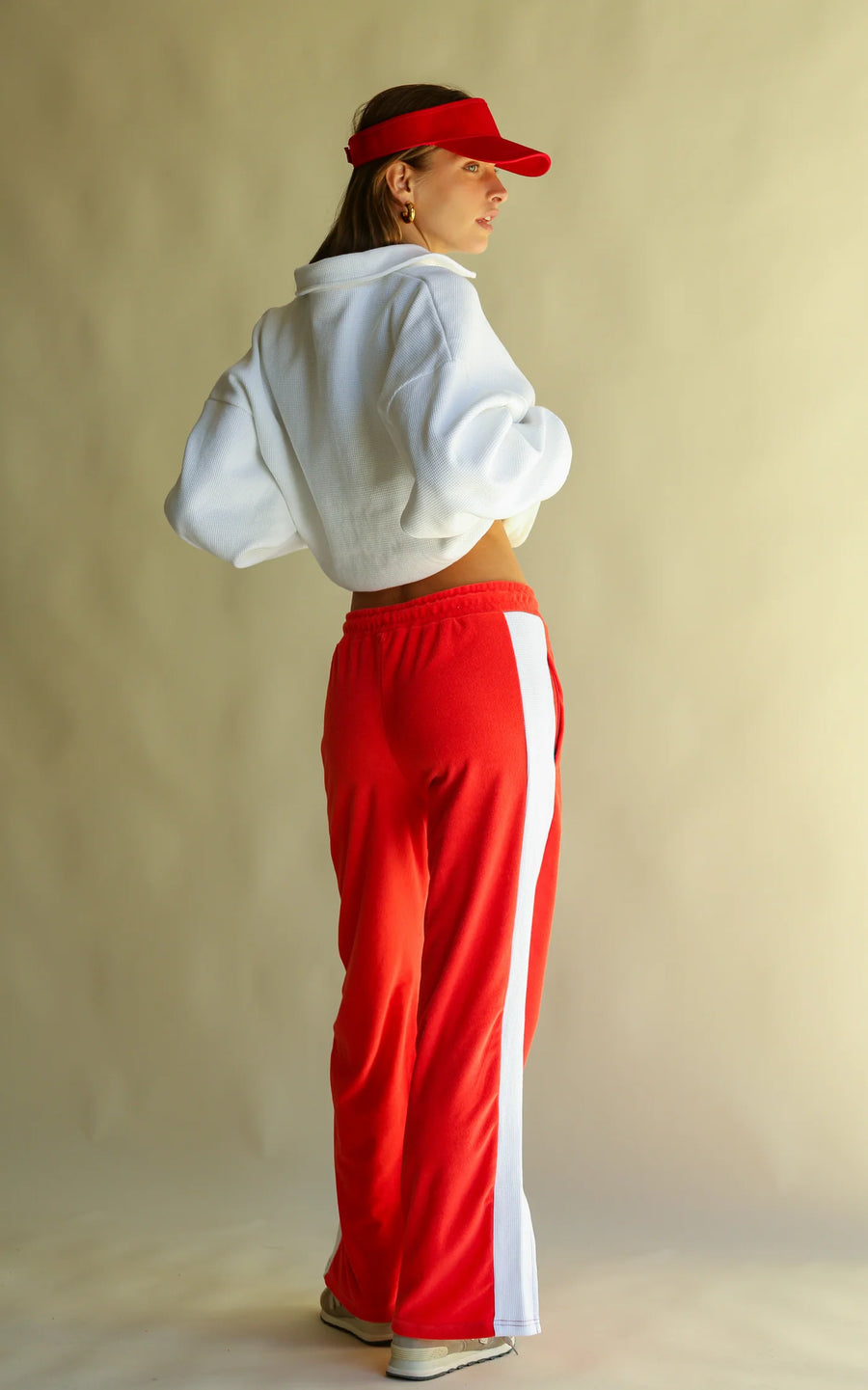Araminta James Terry Trackside Pant - Coral