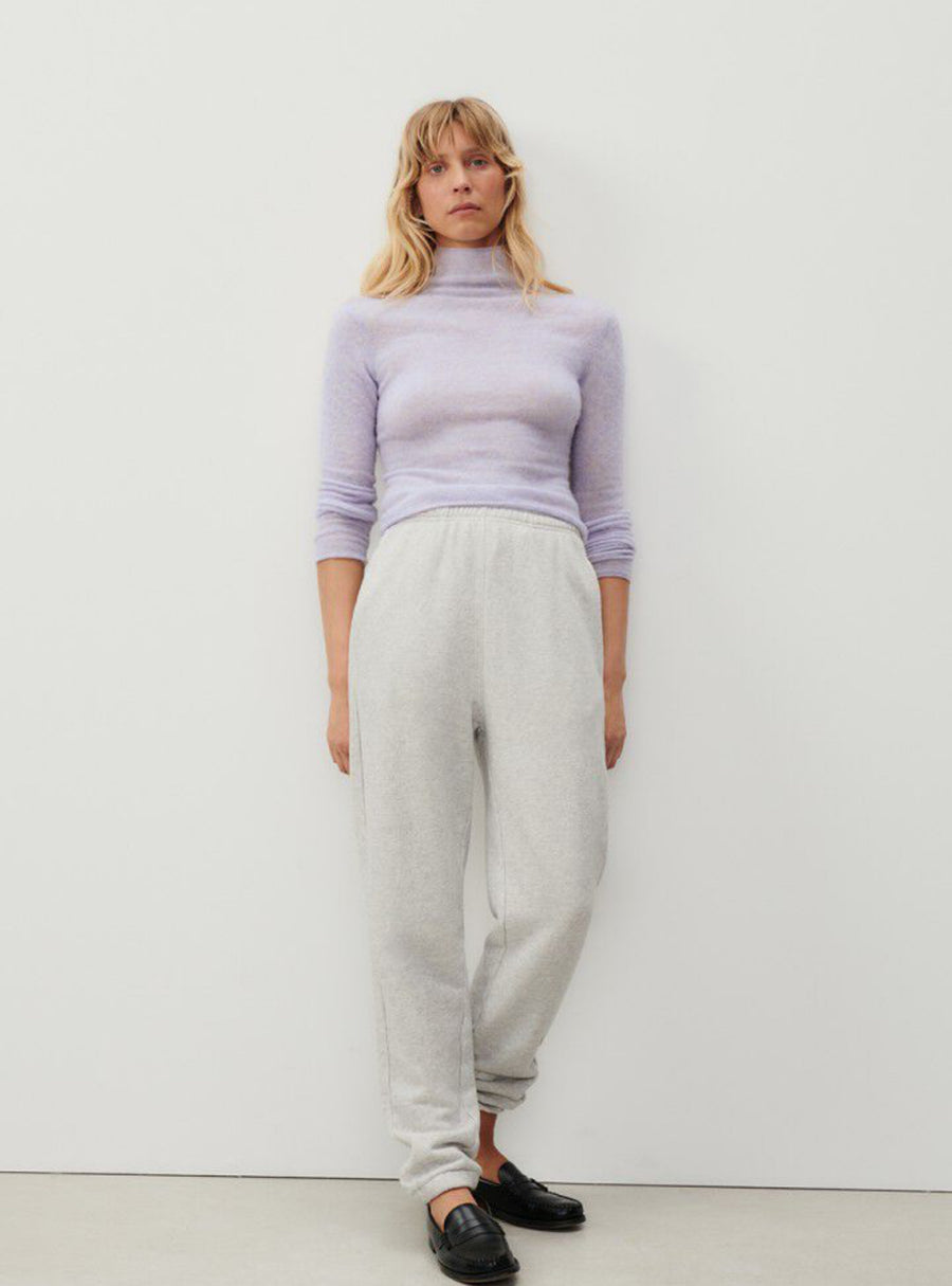 American Vintage Xinow Turtleneck Sweater - Wisteria Melange