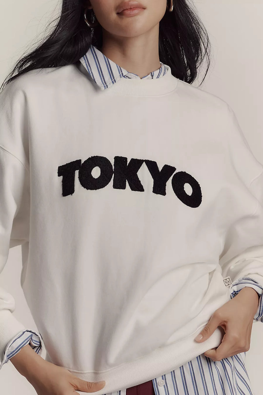 Araminta James Tokyo Sweatshirt Warm White
