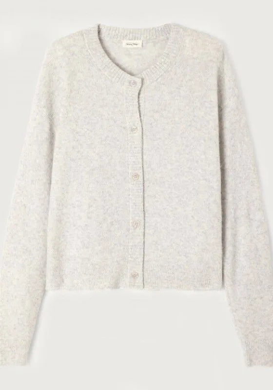 American Vintage Damsville Cardigan - Heather Grey