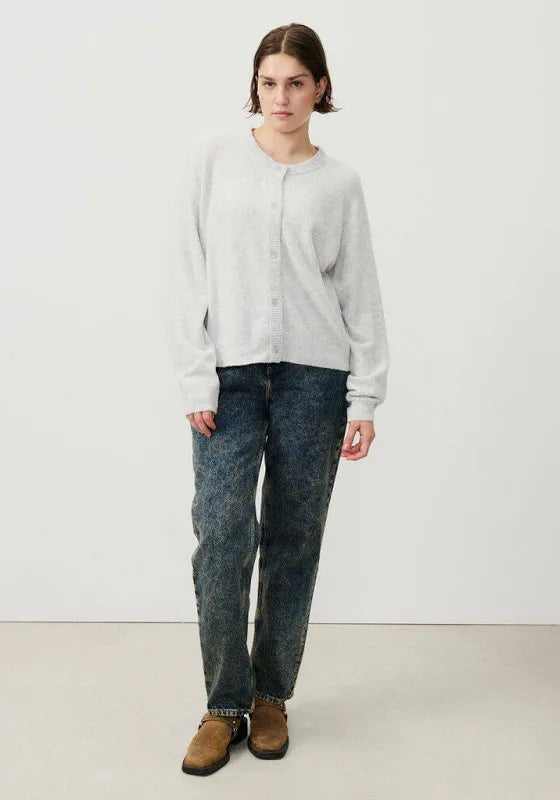 American Vintage Damsville Cardigan - Heather Grey