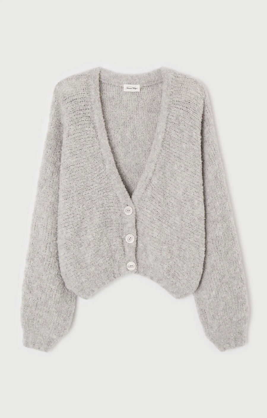 American Vintage Zolly Cardigan - Heather Grey