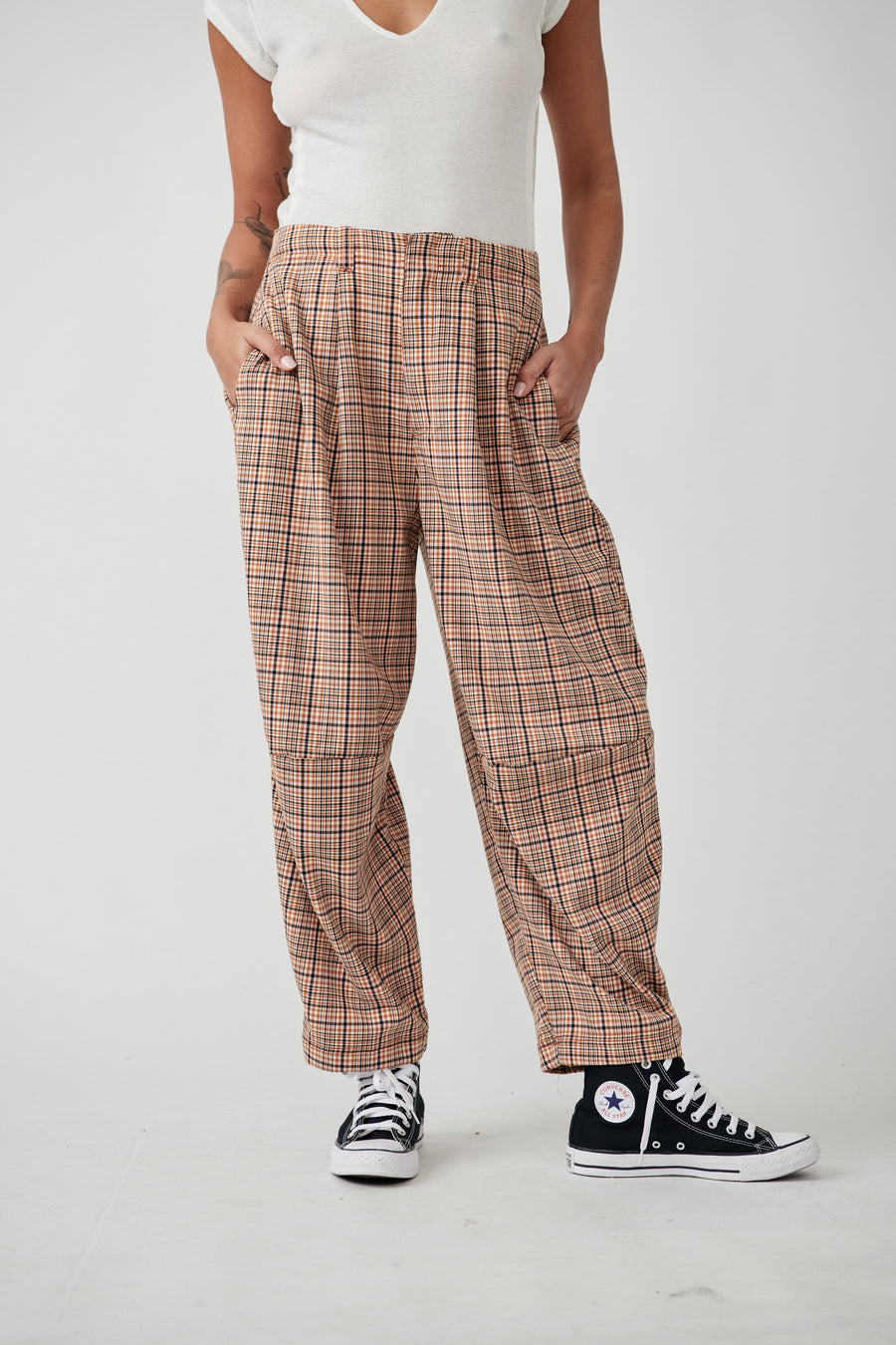Free People Turning Point Trouser - Neutral Combo