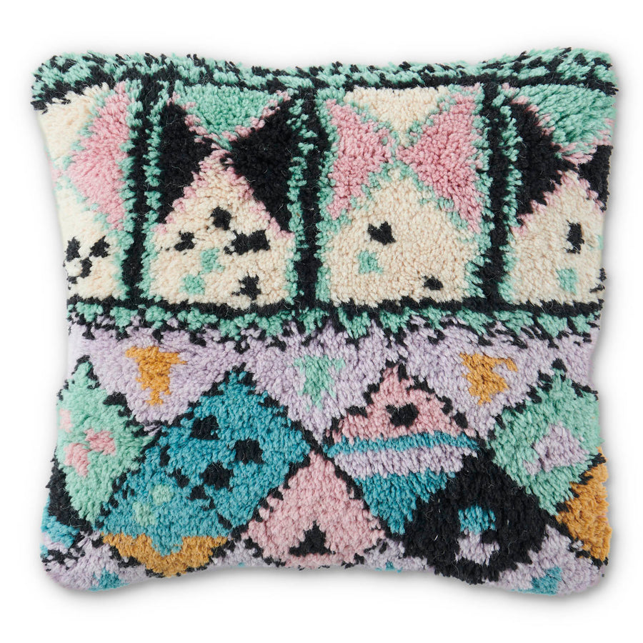 Kip&Co Paradise Magic Wool Shag Cushion - One Size