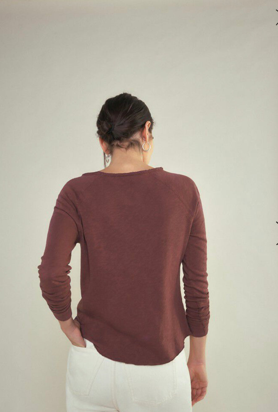 American Vintage Sonoma Round Neck - Vintage Garnet