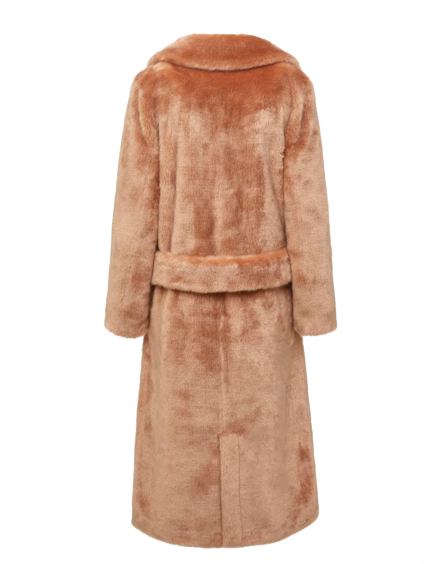UNREAL FUR Long Mac Coat