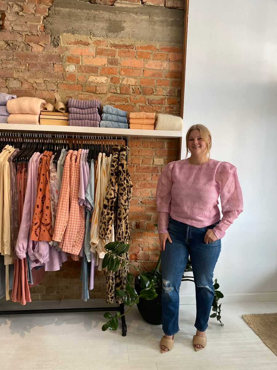 Magali Pascal Lowry Top - Lavender Rainforest FINAL SALE