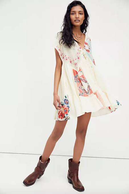Free People Mended With Scarves Mini