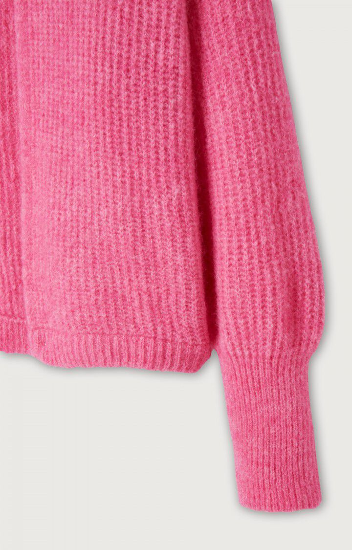 American Vintage East Cardigan - Bubble Gum Melange