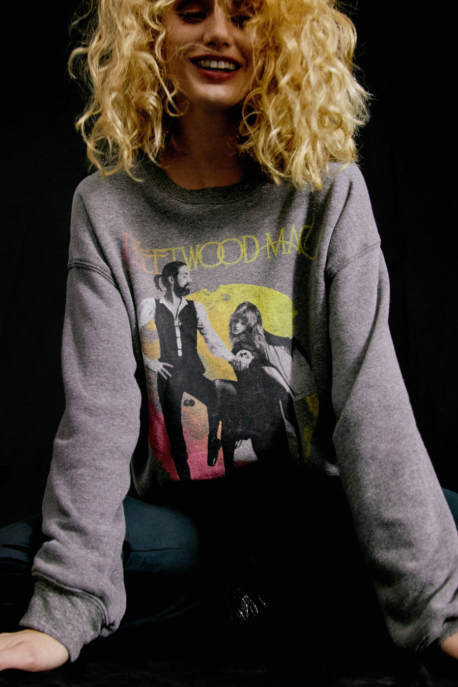 Daydreamer Fleetwood Mac Rumours BF Crew - Heather Grey