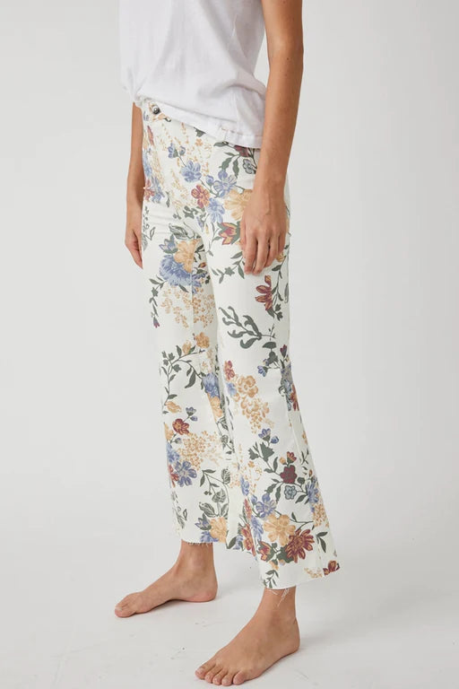 Free People Youthquake Printed Crop - Ivory Combo FINAL SALE