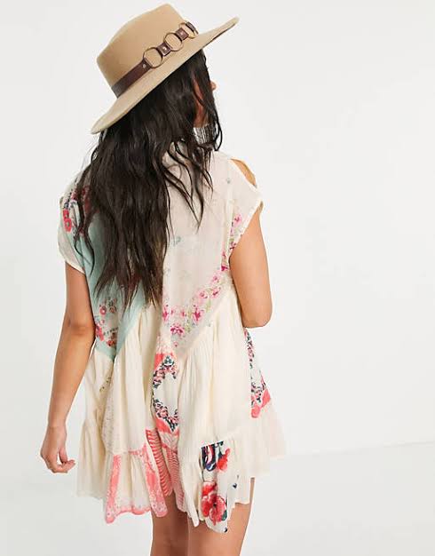 Free People Mended With Scarves Mini