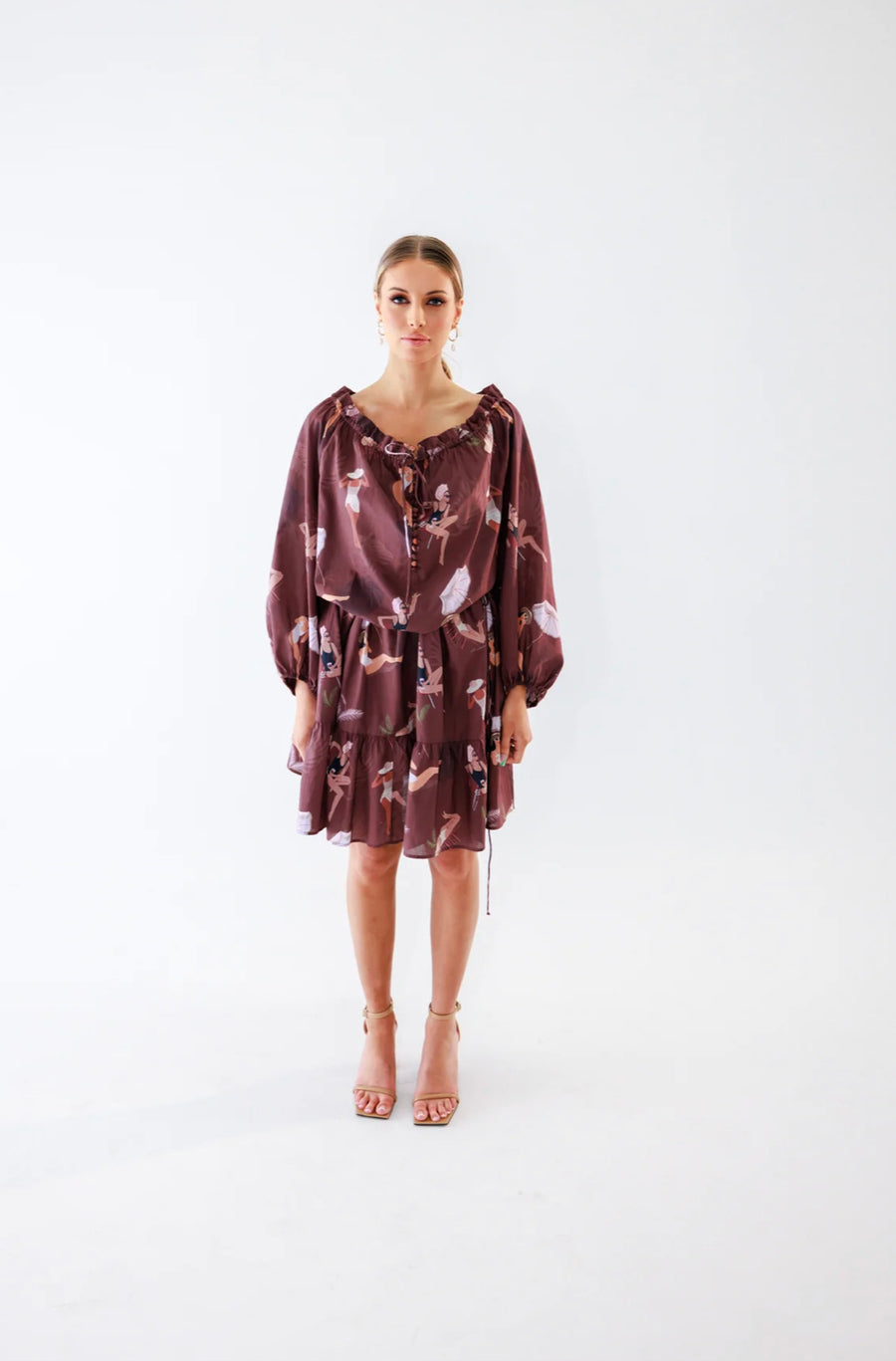 Ralf Studios Pebbly Dress Sunbaked Dusk FINAL SALE