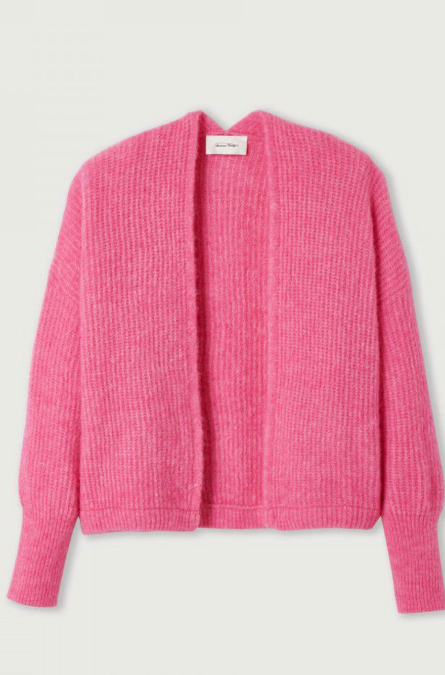 American Vintage East Cardigan - Bubble Gum Melange
